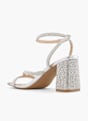 Catwalk Sandale z visoko peto Srebrna 58901 3