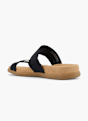 Graceland Papuci cu talpă adâncă Negru 58971 3