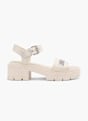 Buffalo Sandalo con tacco Beige 58956 1