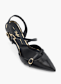 Buffalo Spangenpumps Schwarz 59019 2