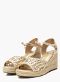Xti Sandalias de tacón Beige 59585 4