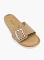 Graceland Tieffuß Pantolette Taupe 60032 2