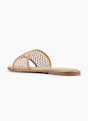 Catwalk Flache Pantolette Beige 60492 3