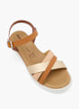 Graceland Højhælet sandal Brun 61430 2
