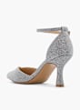 Graceland Sapato de salto com fivela Prata 60995 3