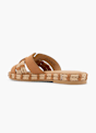 Graceland Flache Pantolette Cognac 62148 3