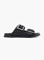 Catwalk Papuci cu talpă adâncă Negru 62177 1