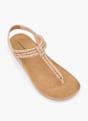 Graceland Zehentrenner-Sandale Beige 62189 2