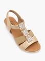 Easy Street Sandale z visoko peto Zlata 62341 2