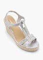 Catwalk Sandale cu toc Argint 62477 2
