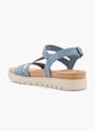 Graceland Magassarkú szandál kék 62493 3