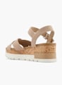 Graceland Högklackad sandal Beige 62814 3