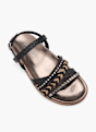 5th Avenue Sandale Schwarz 62937 2