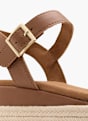 TOM TAILOR Sandale s petom Smeđa 63442 6