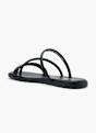 Graceland Flache Pantolette Schwarz 68956 3