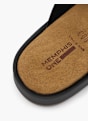 AM SHOE Flache Pantolette Schwarz 68981 6