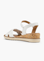 Tamaris Sandale z visoko peto Bela 69268 3