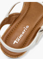 Tamaris Sandale z visoko peto Bela 69268 5