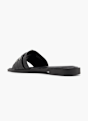 Catwalk Flache Pantolette Schwarz 76010 3
