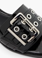 Catwalk Flache Pantolette Schwarz 76010 5