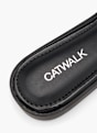 Catwalk Flache Pantolette Schwarz 76010 6