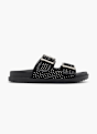 Catwalk Ciabatta con plantare profondo Nero 76549 1