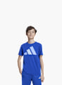 adidas Tee-shirt Bleu 78385 2