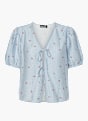 PIECES Bluse Hellblau 78462 1