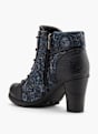 Mustang Schnürstiefelette Schwarz 80937 3