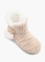 Casa mia Chaussons fourrés Beige 81654 2