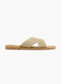 ROXY Flache Pantolette Beige 114634 1