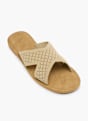 ROXY Flache Pantolette Beige 114634 2