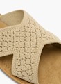 ROXY Flache Pantolette Beige 114634 5