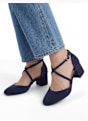 Graceland Spangenpumps Blau 123108 6