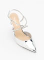 Bridgerton Sapato de salto com fivela prateado 123549 2