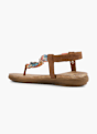 Mustang Sandalen-Zehentrenner Cognac 124086 3