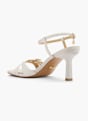 Buffalo Sandalo con tacco Bianco 124248 3