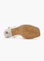Buffalo Sandalo con tacco Bianco 124248 4