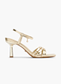Buffalo Højhælet sandal Guld 124250 1