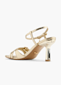 Buffalo Högklackad sandal Guld 124250 3