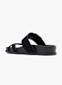 Catwalk Papuci cu talpă adâncă Negru 124486 3