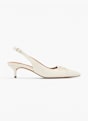 Läst Copenhagen Slingback pump Benvit 124608 1