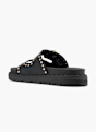 Buffalo Flache Pantolette Schwarz 127313 3