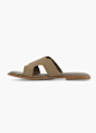 Graceland Flache Pantolette Khaki 127364 2
