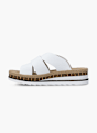 Rieker Flache Pantolette Weiß 128434 3