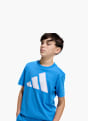 adidas Tee-shirt Bleu 133990 5