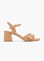 Graceland Højhælet sandal Cognac 129585 1