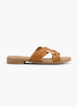 Graceland Flache Pantolette Cognac 131498 1