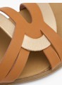Graceland Flache Pantolette Cognac 131498 5