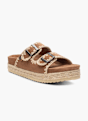 Refresh Chinelo com palmilha alta Castanho 132326 2
